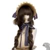 Connie Wigs Women's Vintage Jellyfish Cut Long Curly Hair - Sweet Lolita Style with Face-Slimming Roman Curls