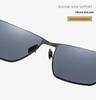 2024 Ultra-Light Large Square Nylon Polarized Sunglasses - Screwless, Elastic Frame (Model 7335)