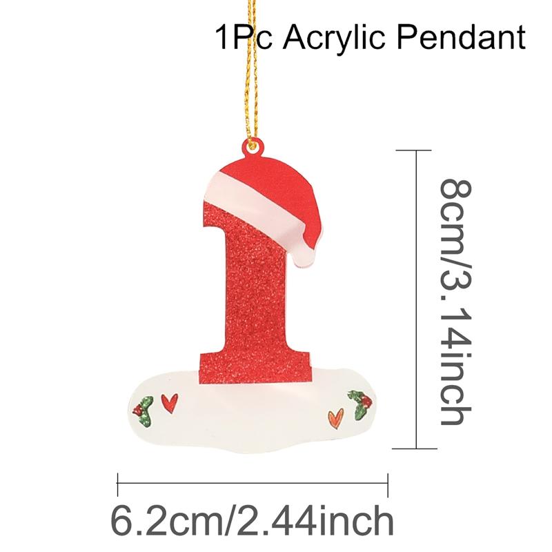 Christmas Acrylic Letter Pendant 2026 Merry Cristmas Decoration for Home Xmas Tree Hanging Ornaments Navidad Natal New Year 2026