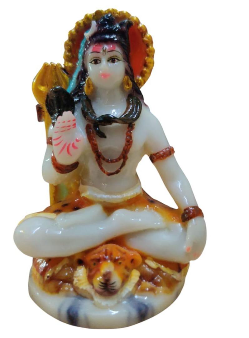 @ Lord Shiv ji Multicolour Statue For Home Pooja 154Gm Zr-7025-60%Off