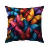 Color Series Butterfly Flowers and Leaves Pillowcase Pillow Covers Throw Pillows Decorative Cushion Cases for Home Car Sofa