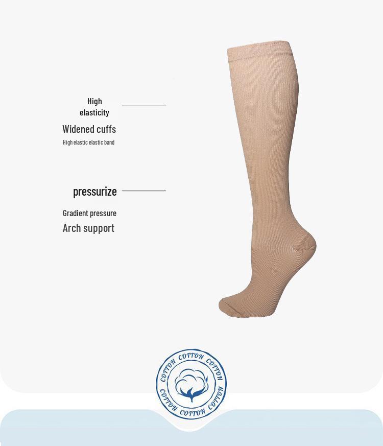 Unisex 6 Paar Kompressionssocken-Set zum Laufen & Radfahren