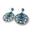 Les Trésors De Lily [M4137] - Turquoise Blue 'Altaï' Designer Earrings