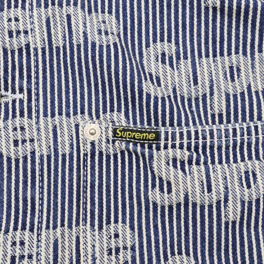 Supreme Denim Chore Trucker Jacket Stripe