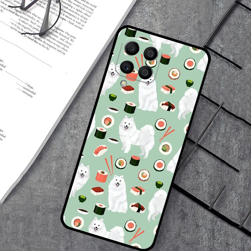 Japanese Spitz Dog Case For Samsung Galaxy M55 M31 M13 M11 M12 M14 M15 M06 M16 M36 M56 M53 M32 M52 M35 M34 M54