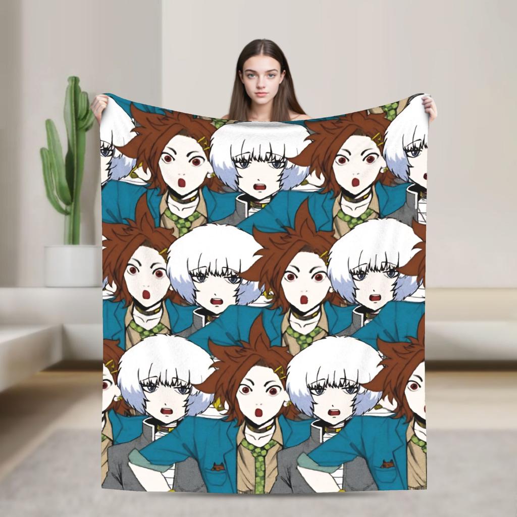 Shin TsukimiKanna Kizuchi Blanket Travel Office Throw Blanket For Couch Chair Sofa Bed Warm Soft Customized Quality Bedspread