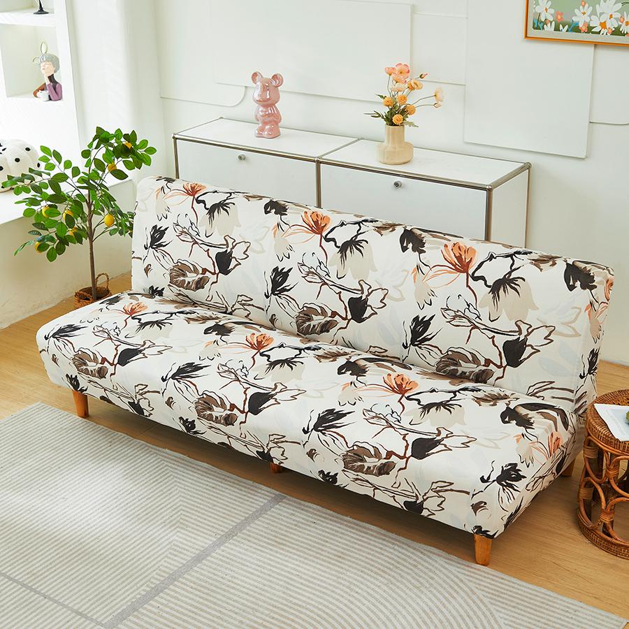 

1 PC BrandNew Sofa Bed Cover Stretch Futon Cover For Living Room dustproof washable Slipcover of Sofa Bed easy to install remove M