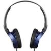 Cuffie Sony MDR-ZX310 Pieghevoli a padiglione chiuso Blu L