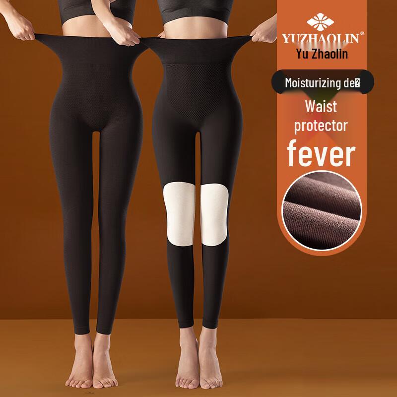 

Женские термолеггинсы с высокой талией Yuzhaolin из смесовой шерсти One Size