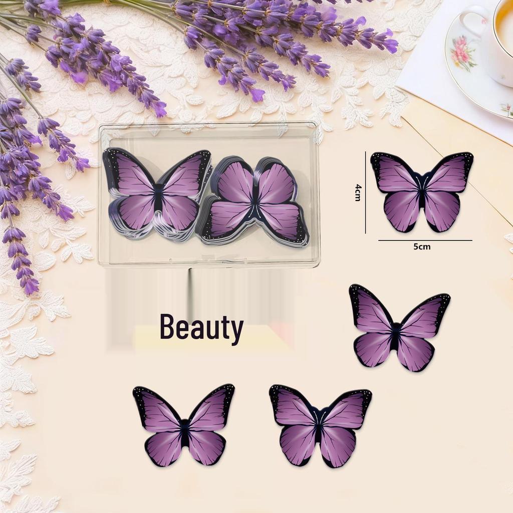 Edible Wafer Paper Butterfly Decoration for Desserts and Cold Dishes