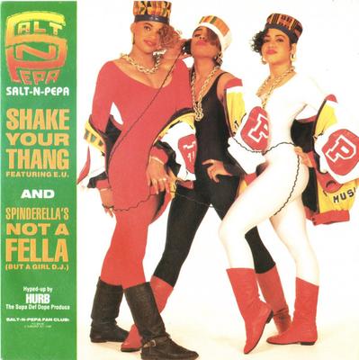 Płyta 7-calowa SALT 'N' PEPA - Shake Your Thang (To Twoja sprawa)  FFR11 FFRR 1988 UK Rap & Hip-Hop/R&B Używany