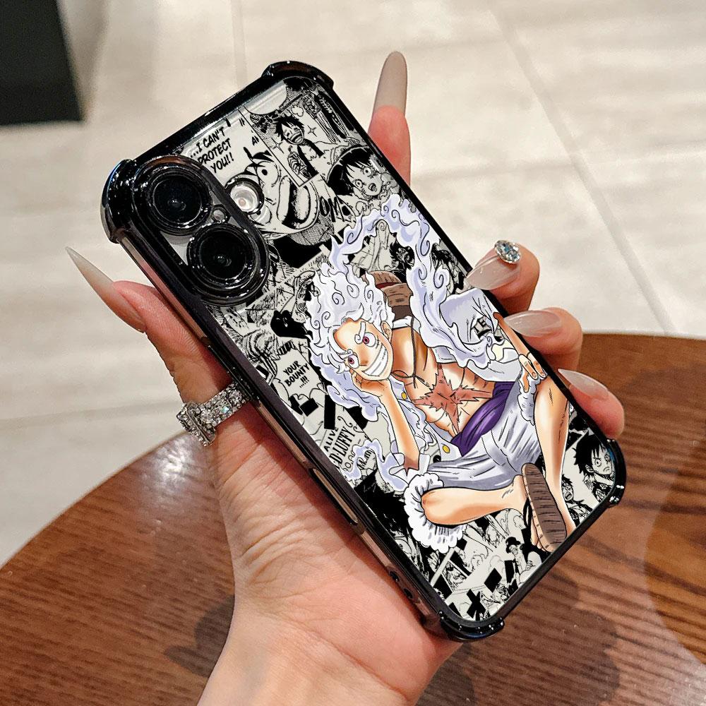 One Piece Luffy Monkey D Weiche Hülle Für iPhone 17 Pro 16 15 14 13 12 11 Pro Max Hülle 17 Plus 17E 16E 17Air Silikon Handyhülle