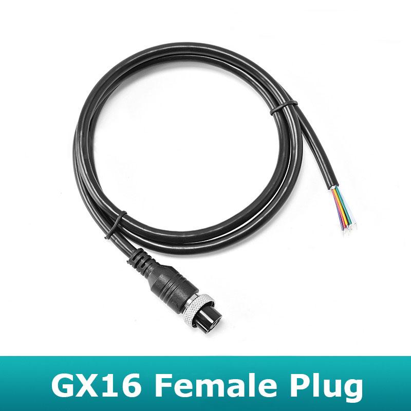 Male Female GX16 1m 2m 3m Cable Wire M16 Power Connector 2 3 4 5 6 7 8 9 10 Pin Aviation Plug Socket Electric Scooter Motor Wire