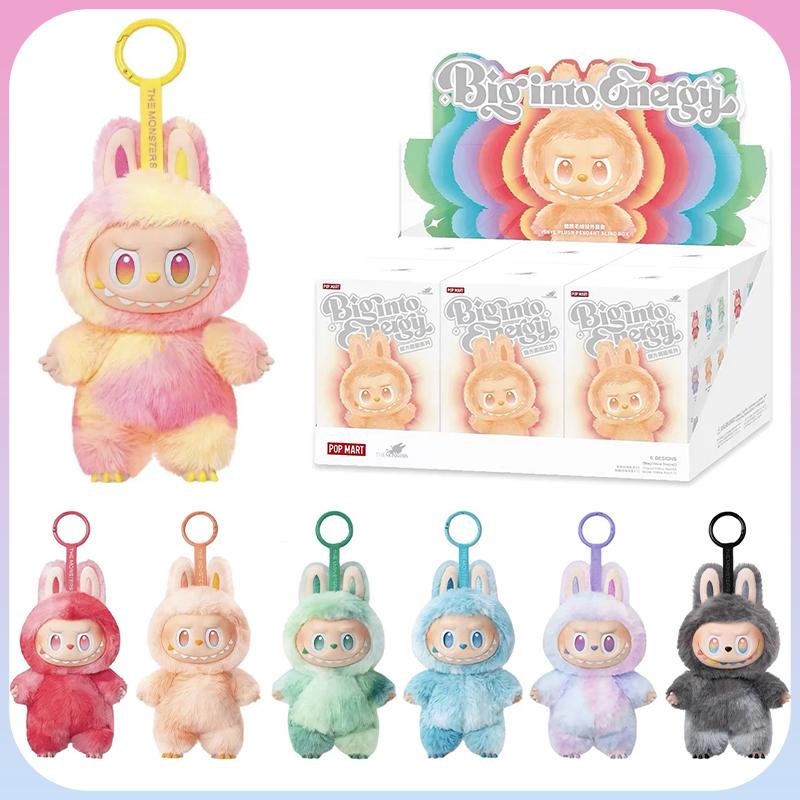 POP MART LABUBU The Monsters Big into Energy Series-Vinyl Plush Toy Pendant Blind Box, Single Box