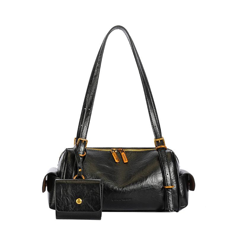Single Shoulder Bag, New European and American Fashion Commuting Bag, Large Capacity Daily Versatile Armpit Bag