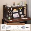 Iron Art Pegboard Bookshelf & Desk Organizer for Home or Dorm