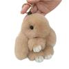 Plush Rabbit Fur Keychain: Cute Rabbit Ornament & Phone Charm
