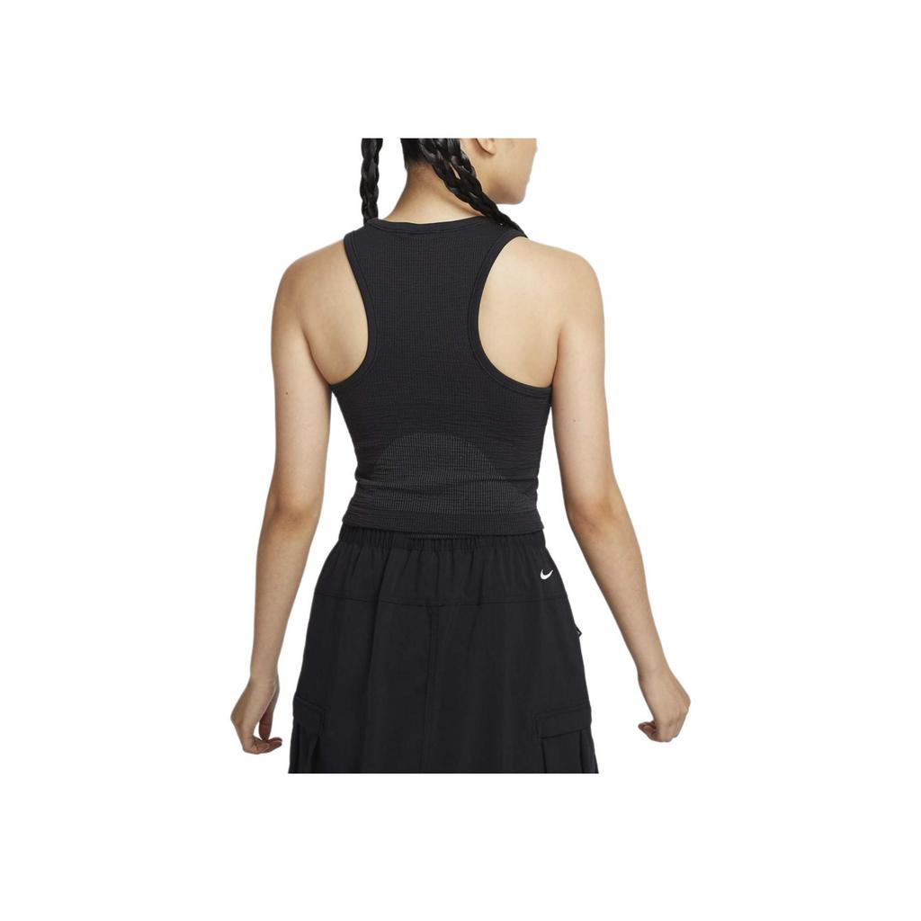 Nike ACG Delta River Knitted Solid Color Tank Top Women Tops Black Cool Gray FV7324010