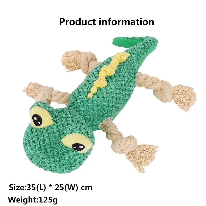 

Игрушка для собак, плюшевая интерактивная игрушка, плюшевая ящерица, аниме-кукла, плюшевый геккон, мультяшное животное, ящерица, товары для животных