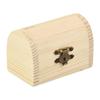 Plain Wooden Box Wooden Arched Hinged Storage Boxes Craft