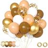 30-Piece Colorful Metal Sequin Balloon Set for Birthday Parties and Ceremonies