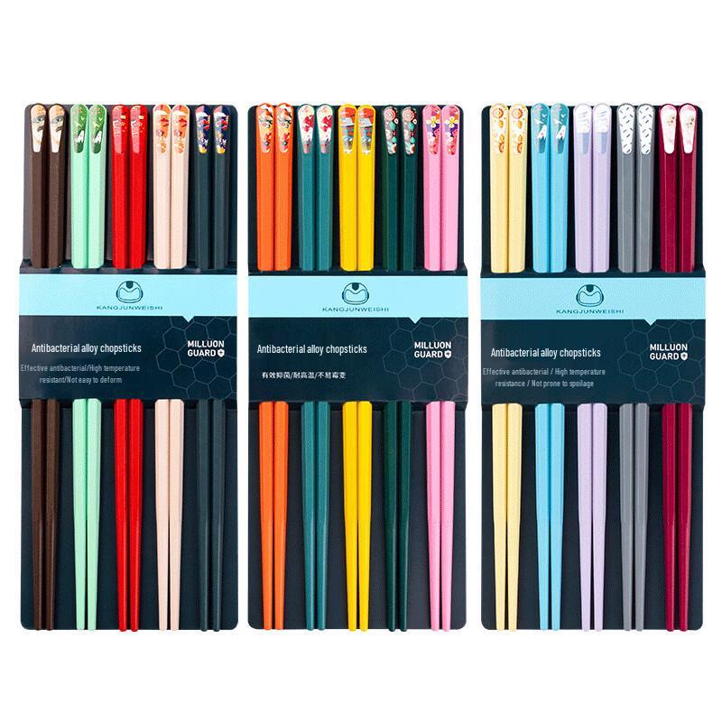 Ru Han Alloy Chopsticks for Healthy Separate Dining