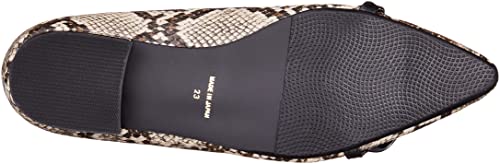 Carino CATT22314 Women's Rain Shoes, Beige Snake, Size 23.0 cm