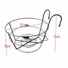 Wrought Iron Balcony Hanging Plant Railing Rack Wall-Mounted Spider Plant Succulent Stand