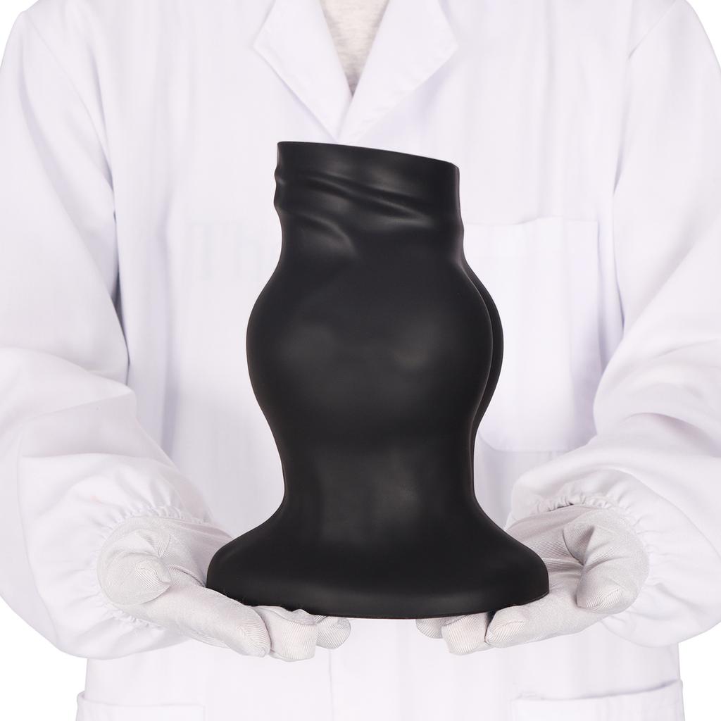 XXL Silicone Hollow Anal Training Plug Expansion Sleeve Adult Couples Toy
