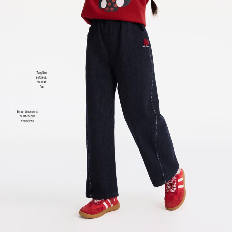 Girls' Casual Straight-Leg Denim Jeans