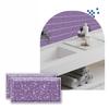 Adesivo per Piastrelle Autoadesivo Impermeabile in PVC 10x20cm Grana Marmo Cristallo Lucido Adesivi da Cucina Decorazione Murale Bagni Adesivo Murale