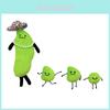 Adorable Secret Staycation Edamame Family Plush Soft Green Stuffed Toy For Kids
