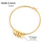 Lemegeton Customized Name Bracelet Love Heart Pendant Personalized bracelets Women Bangle Stainless Steel Jewelry Birthday Gifts
