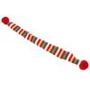 Pet Christmas Scarf Stripe Pattern Puppy Cat Scarf Easy Wear Hard to Drop for Dogs Pets Christmas Party Photo Taking