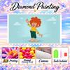 Pumuckl Diamond Painting Kit 5D Full Drill DIY Diamond Mosaic Wall Art Home Decor