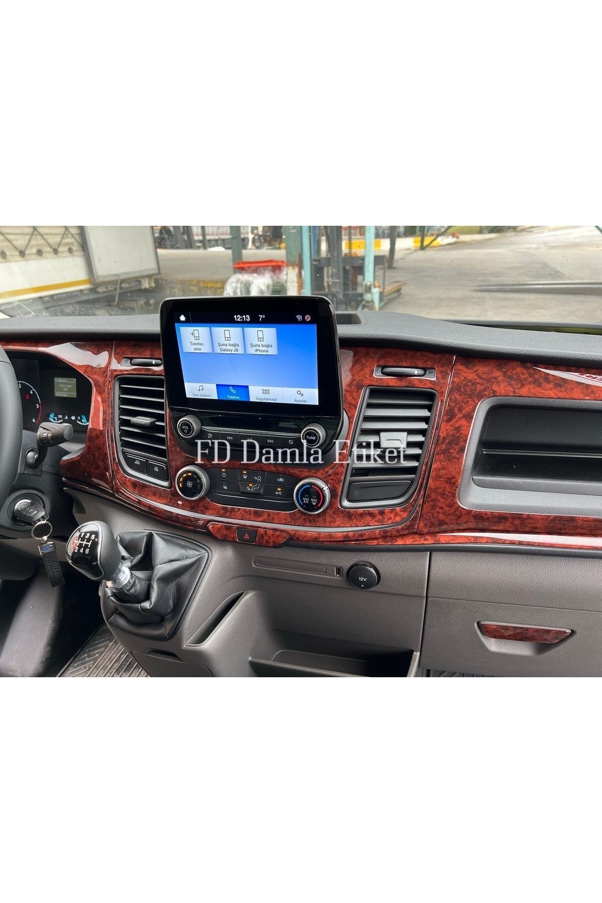 

Ford Transit 2020 - 2023 Torpido, Konsol, Trim, Göğüs Maun Kaplama Maun Renk