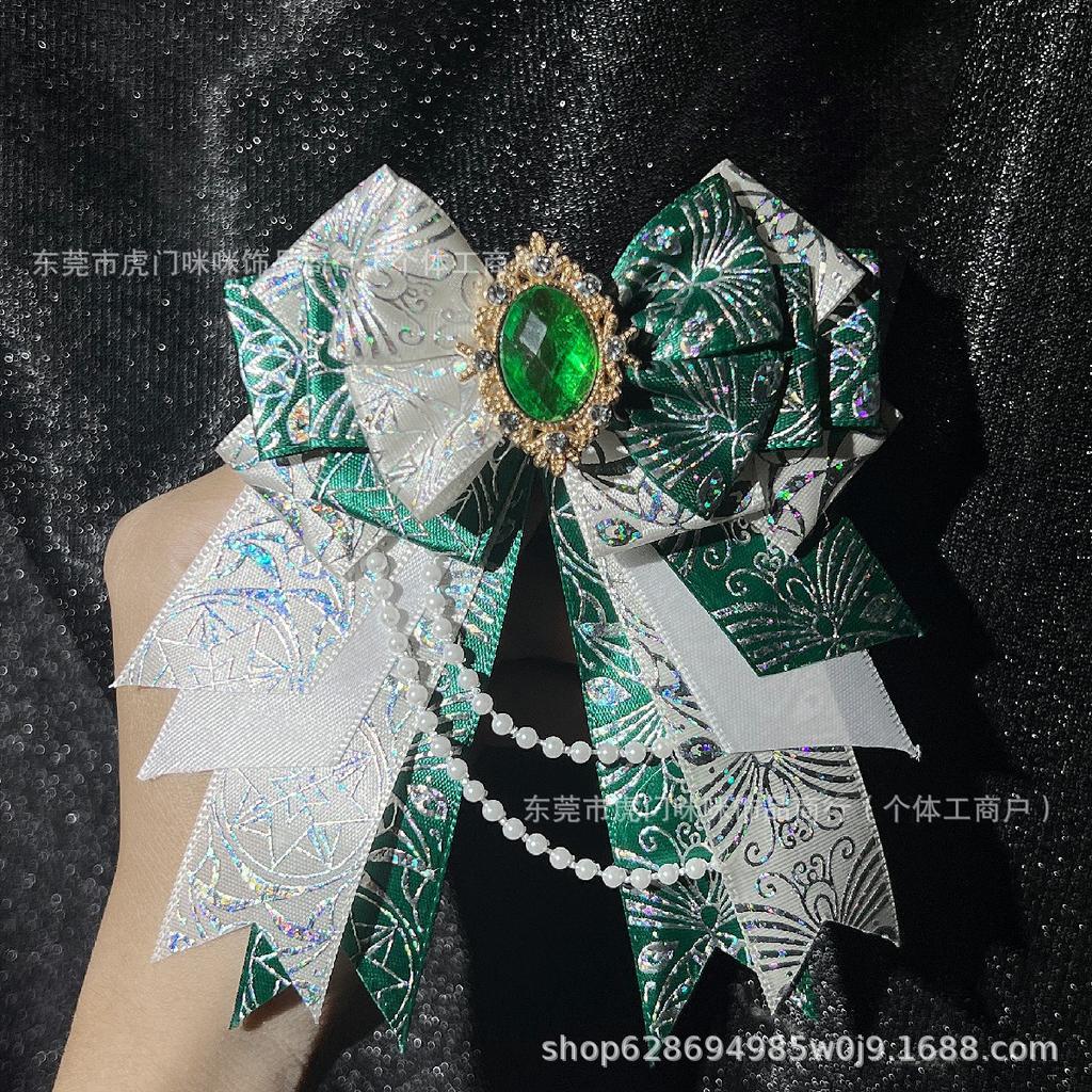 Gorgeous original support stick bow pain bag carat DIY bow lolita decorative headgear edge clip
