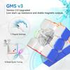 GAN 12M Maglev Frost 3x3 Stickerless Speed Gun Competition Cube Flagship Model Color (Primary Interior)