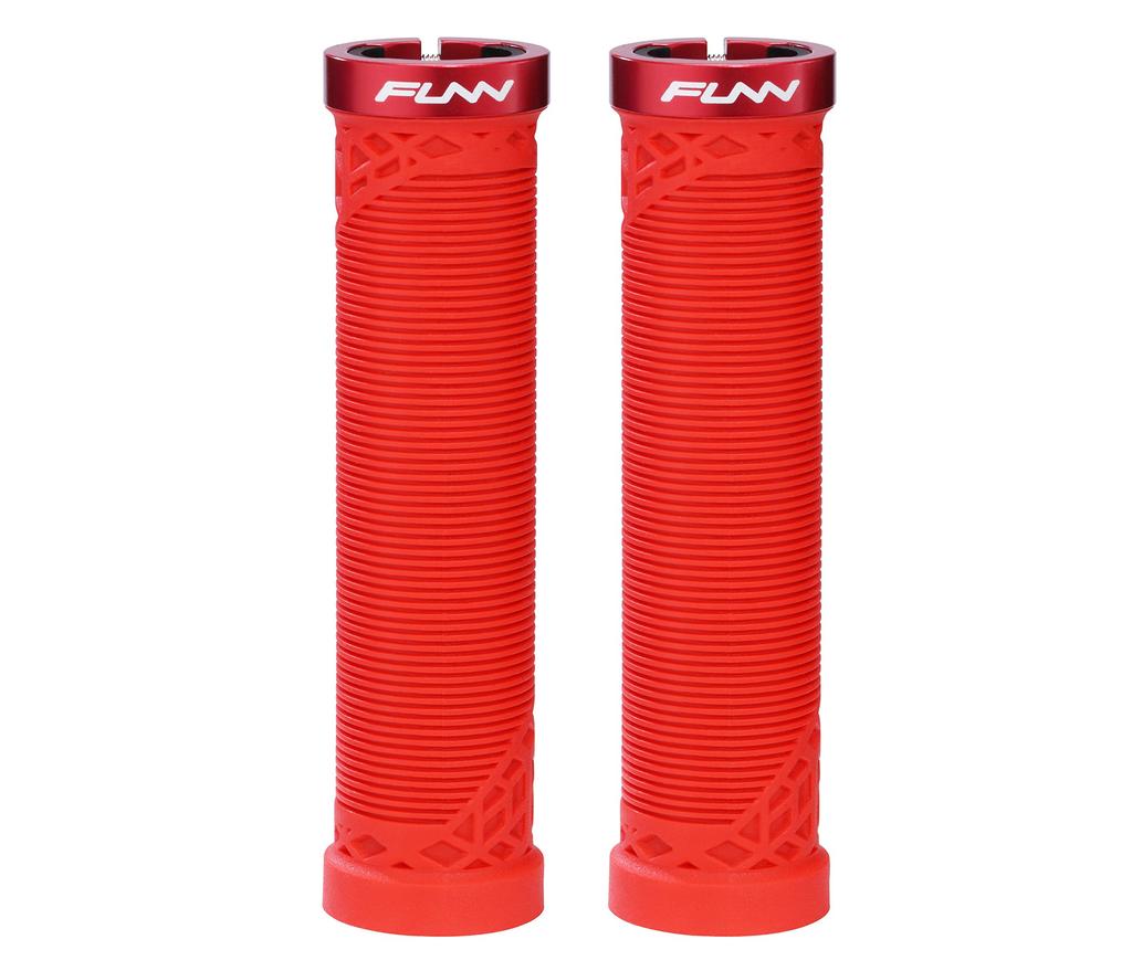 Funn Hilt Bicycle Handlebar Grips Clamp Suitable for Mountain Hybrid and BMX Bikes Comfortable - Single-Sided Lock-On - Bikes, Bikes, - Non-Slip