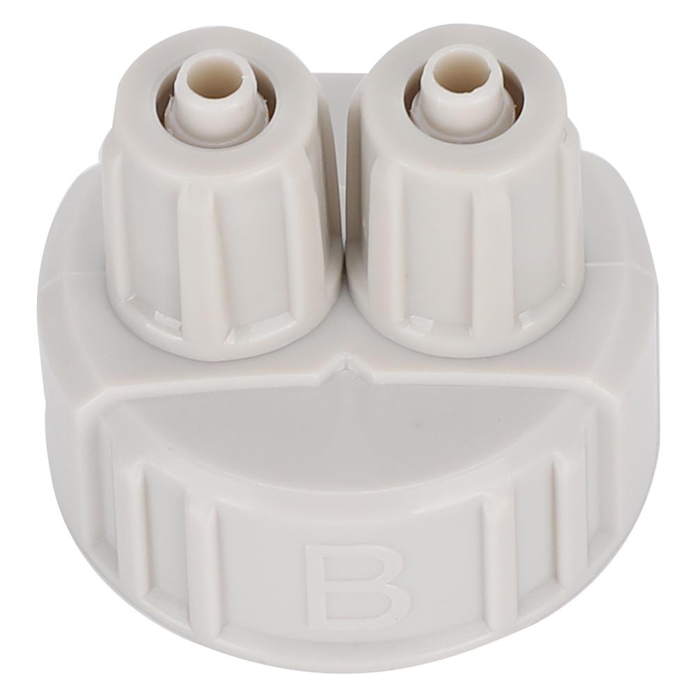 SelfControl CO2 Generator Quick Twisting Double Connector Bottle Capsule for Aquarium(B )