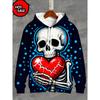 Nieuwe Skeleton Schedel Grafische 3D Print Hoodies Voor Man Oversized Hooded Sweatshirts Harajuku Trainingspakken Pullover Tops Jas Kleding