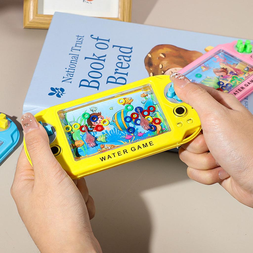 2 Stück Wasserring-Kreisspielmaschine Nostalgische Kindheit Klassisch Nostalgische Kinder-Wasserspielmaschine Spielzeug für Kinder