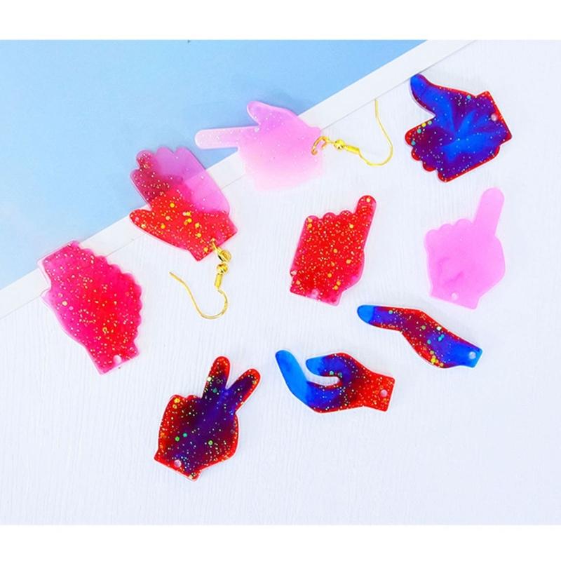 Versatile Silicone Molds DIY Jewelry Making Moulds Fashion Accessories Mould Resin Casting Mold Earrings Pendant Molds