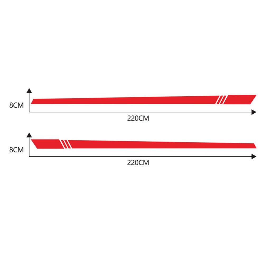 OUNONA Car Decal Sticker Car Sticker, Waterproof, Set of 2, Car Stickers, Dress Up,