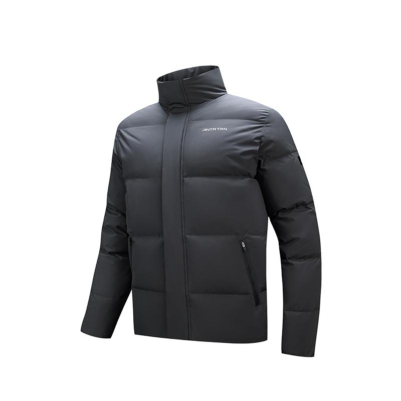 Anta Letter Zipper Stand Collar Versatile Casual Sports Down Jacket Men Outerwear 952547928-4