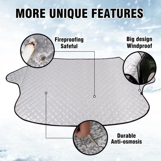 Kryt na auto Čelní sklo Vodotěsná Sluneční clona UV ochrana Celoroční Univerzální Kryt na auto pro Auto SUV Chrání před UV zářením Sníh/Led Prach