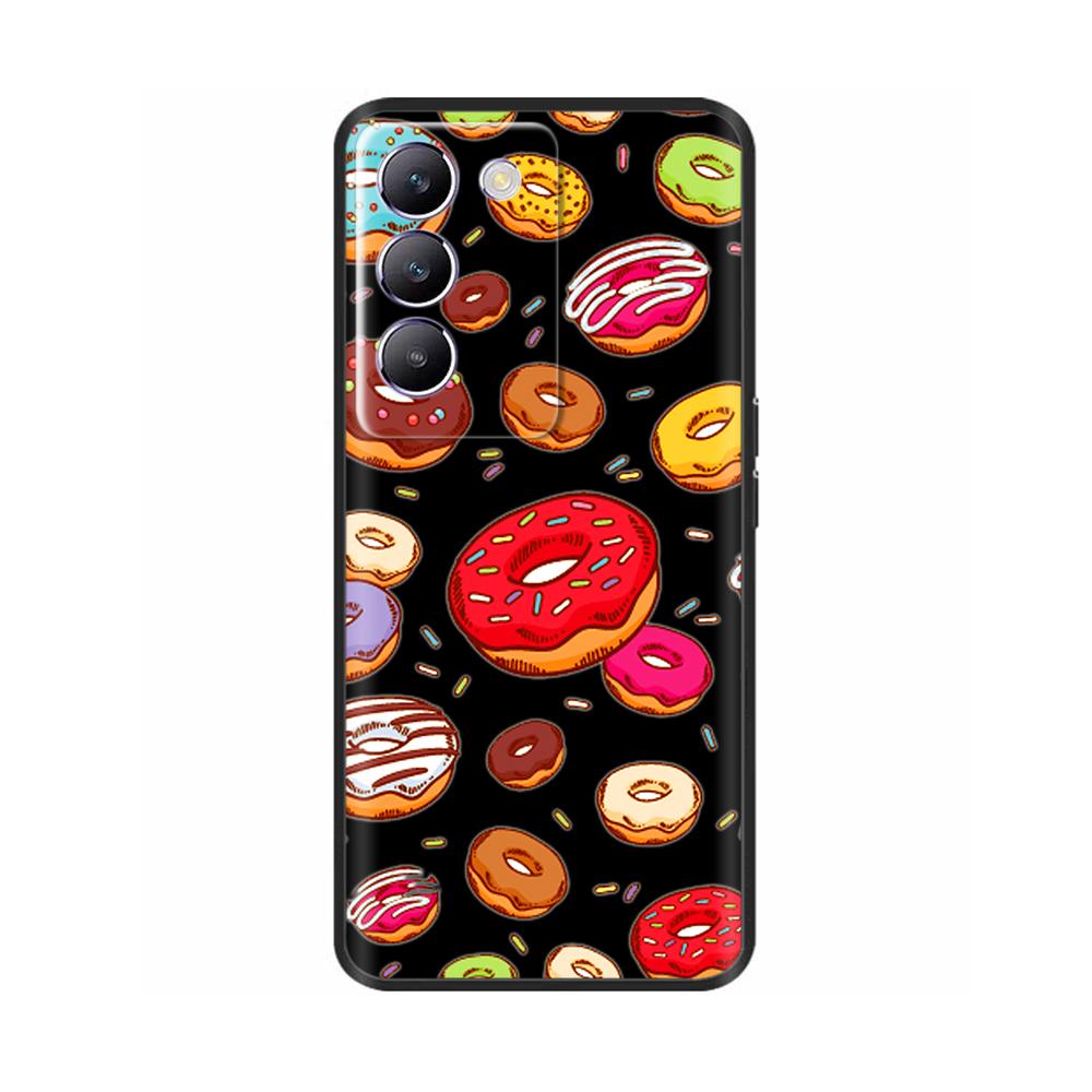 For Vivo V30 V40 SE Phone Case Shockproof Silicone Soft Bumper Cases For Vivo V40 SE V30 SE Luxury Painted Protection Back Cover