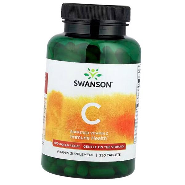 

Буферизованный Витамин С, Buffered Vitamin C 500, Swanson 250таб (36280230) 250tab