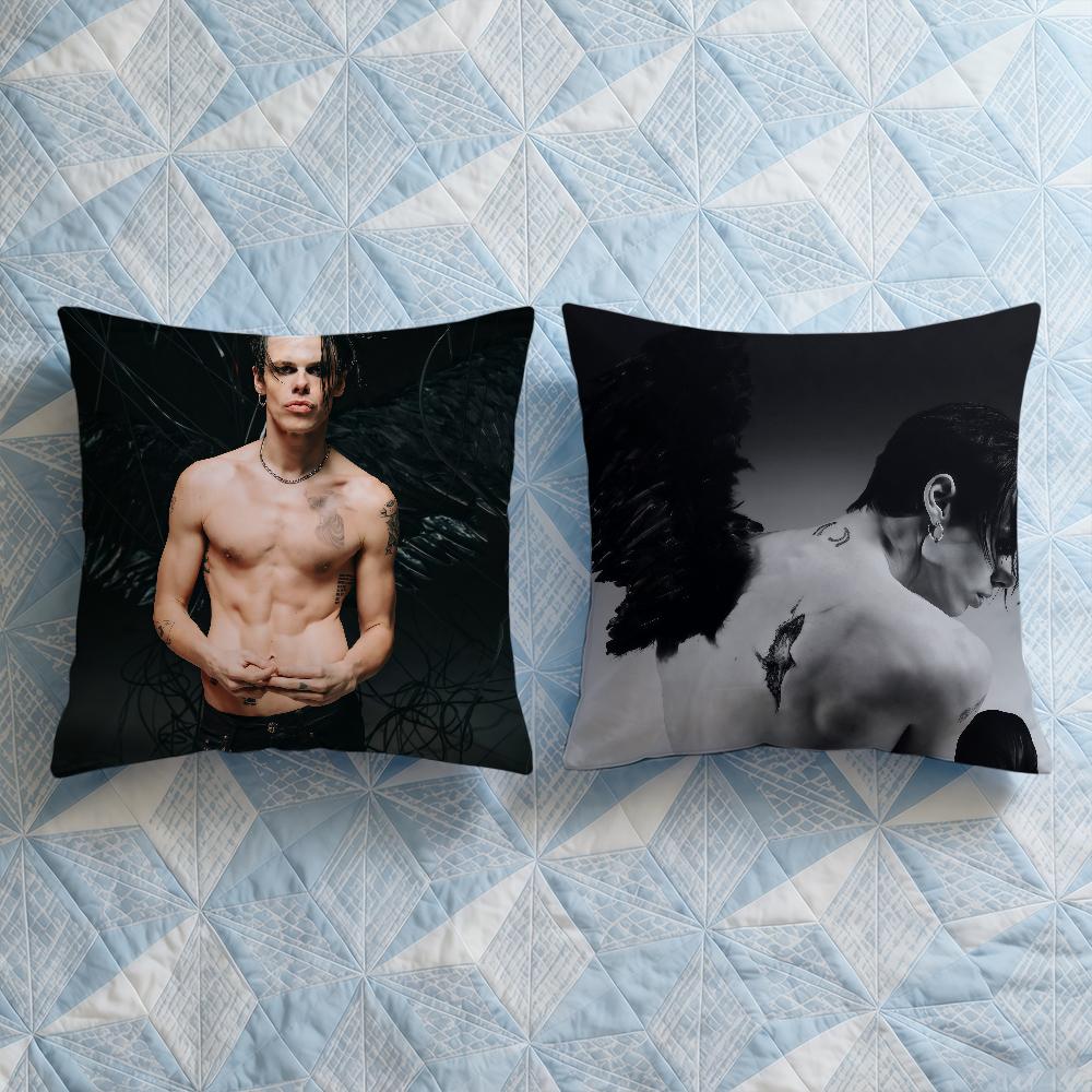 Cushion Cover Soft English Y-YUNGBLUDS-ES Case Sofa Living Room Home Comfortable Singer Office Decor Protective Pillow Idols