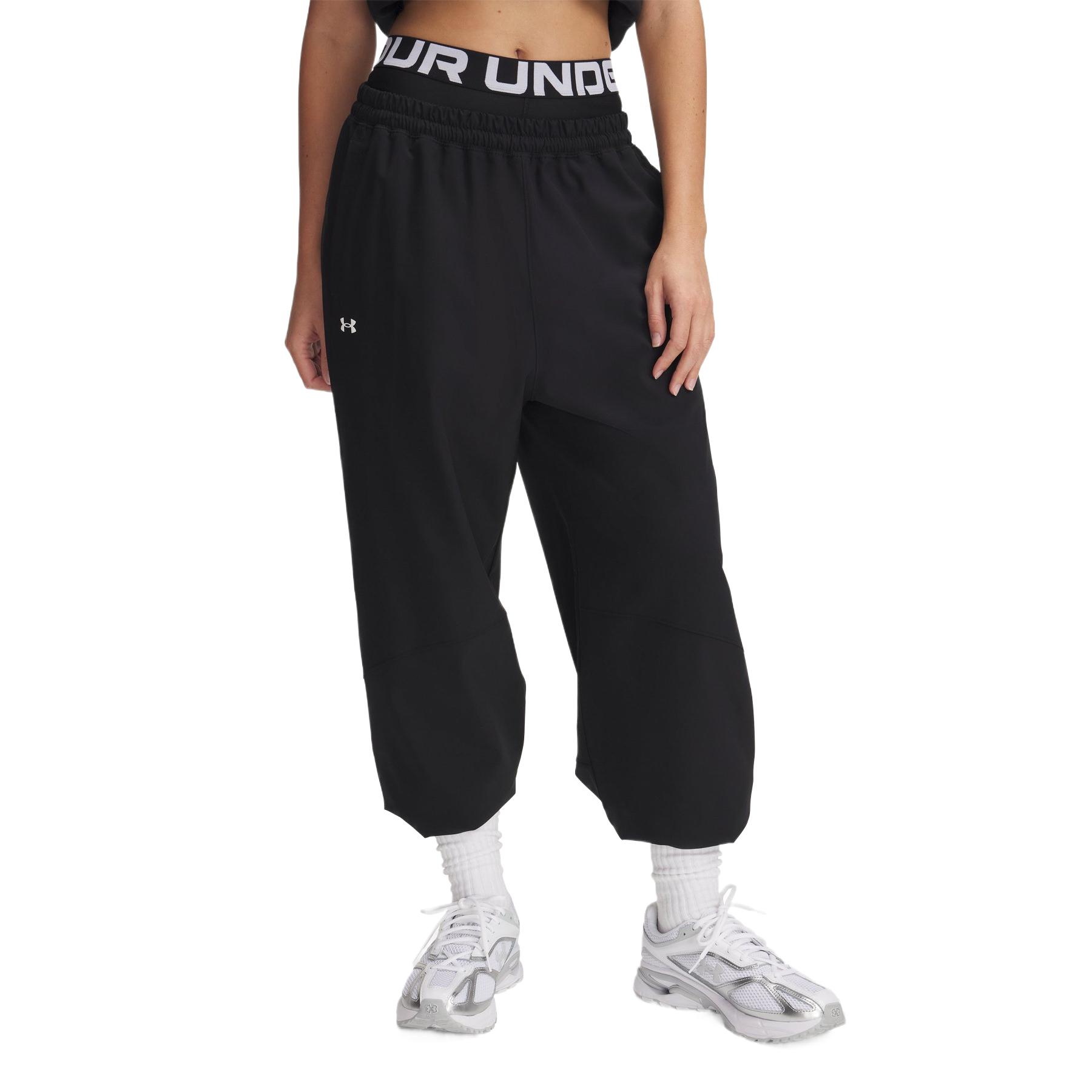 

Under Armour Rival Comfortable Stylish Versatile Knitted Sports Pants Women bottoms Black 6005512-001 XL